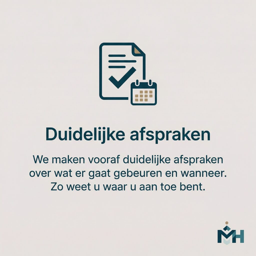 Duidelijke afspraken en heldere prijs voor klussen in en om het huis