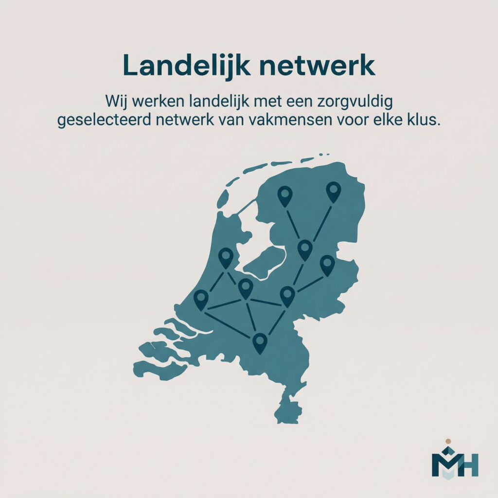 Landelijk netwerk van vakmensen voor klussen in en om het huis